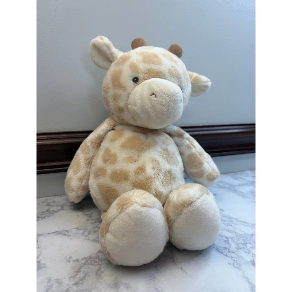 Carters Giraffe Plush Stuffed Animal Tan Cream Spotted Kids Preferred 11 inch